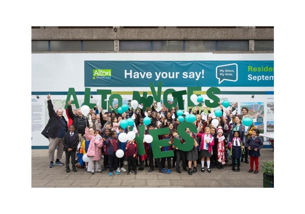 Alton estate says Yes to better future in ground-breaking ballot