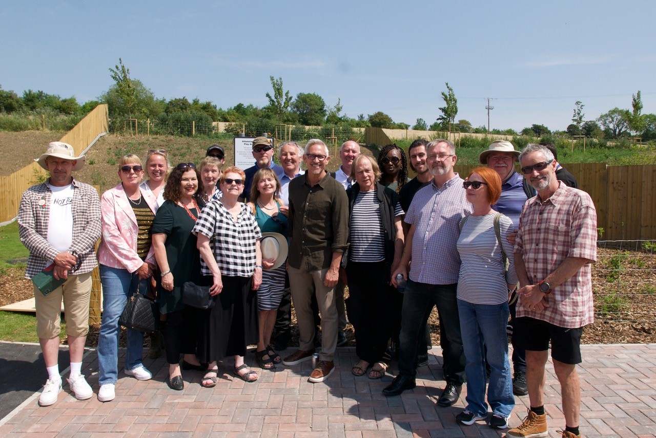 Gary lineker opens new social housing in pilto | BWTUC